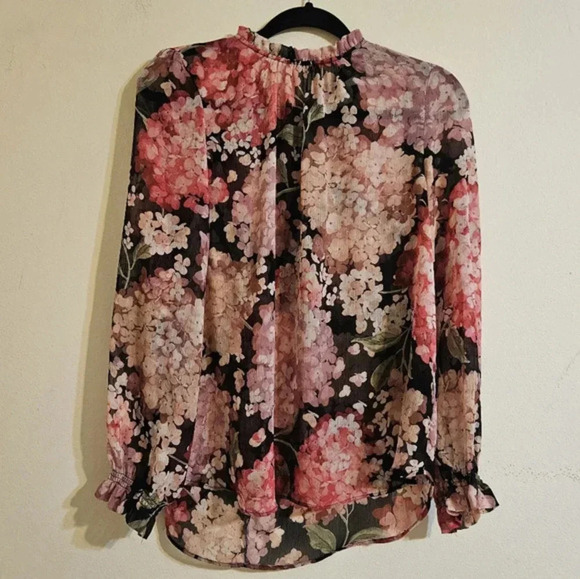 H&M Floral Chiffon Blouse - Picture 1 of 5